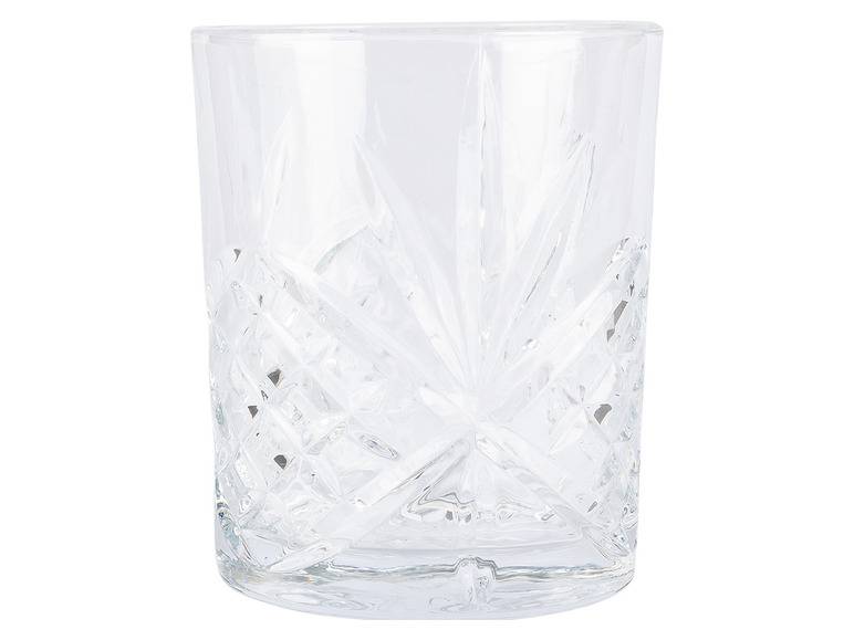 ERNESTO® Kristall-Whiskey- /Longdrinkgläser, 4er-Set Räumungsverkauf