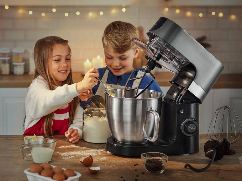 SILVERCREST® KITCHEN TOOLS Profi-Küchenmaschine »SKMP 1300 D3«, 1300 W Neueste Stile