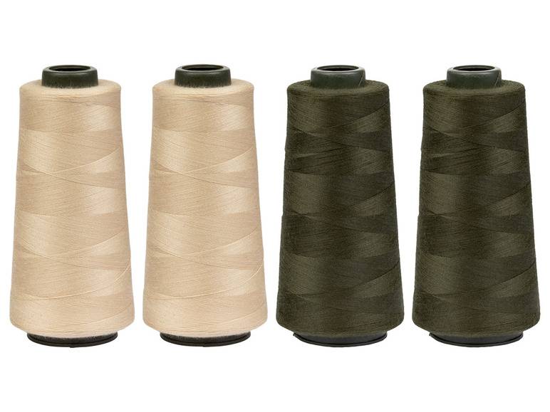 crelando® Overlock Nähgarn, 2.500 m, 4-teilig Bis zu 55% Rabatt