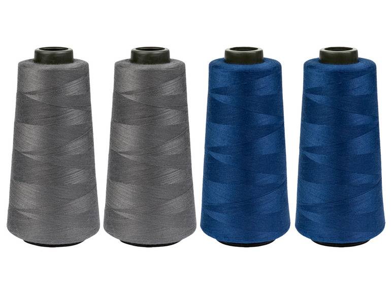 crelando® Overlock Nähgarn, 2.500 m, 4-teilig Bis zu 55% Rabatt