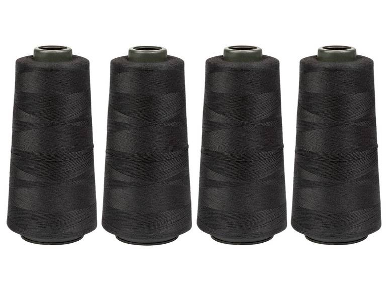 crelando® Overlock Nähgarn, 2.500 m, 4-teilig Bis zu 55% Rabatt