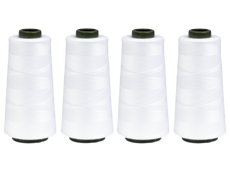 crelando® Overlock Nähgarn, 2.500 m, 4-teilig Bis zu 55% Rabatt
