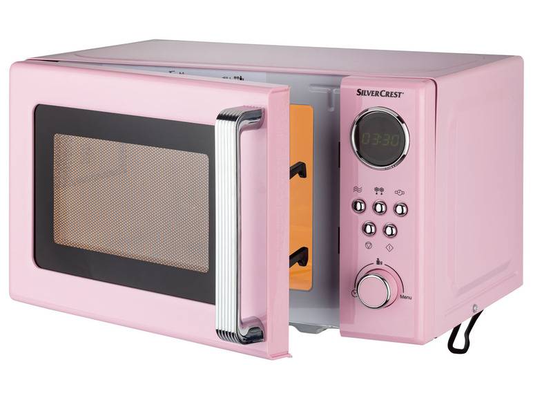 SILVERCREST® KITCHEN TOOLS Mikrowelle »SMWC 700 C1«, 17l, 700 W rosa Nur noch ein Tag übrig