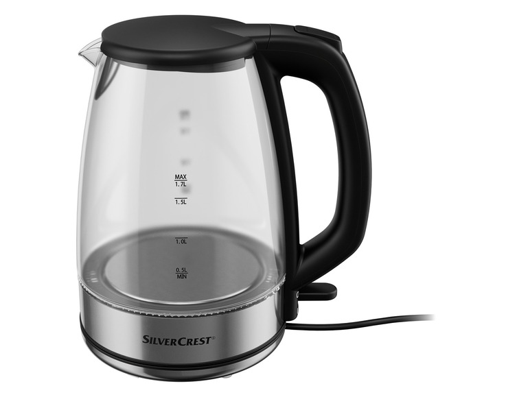 SILVERCREST® KITCHEN TOOLS Glas-Wasserkocher »SWGF 3000 C2«, mit LED-Farbwechsel, 1,7 l Riesige Rabatte