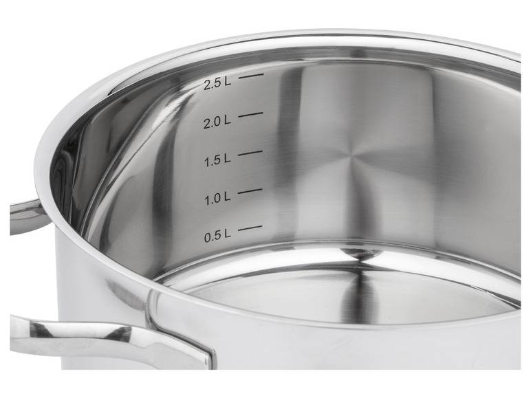 ERNESTO® Edelstahl-Topf, mit Deckel, Ø 20 cm 50% Rabatt mit kostenlosem Versand