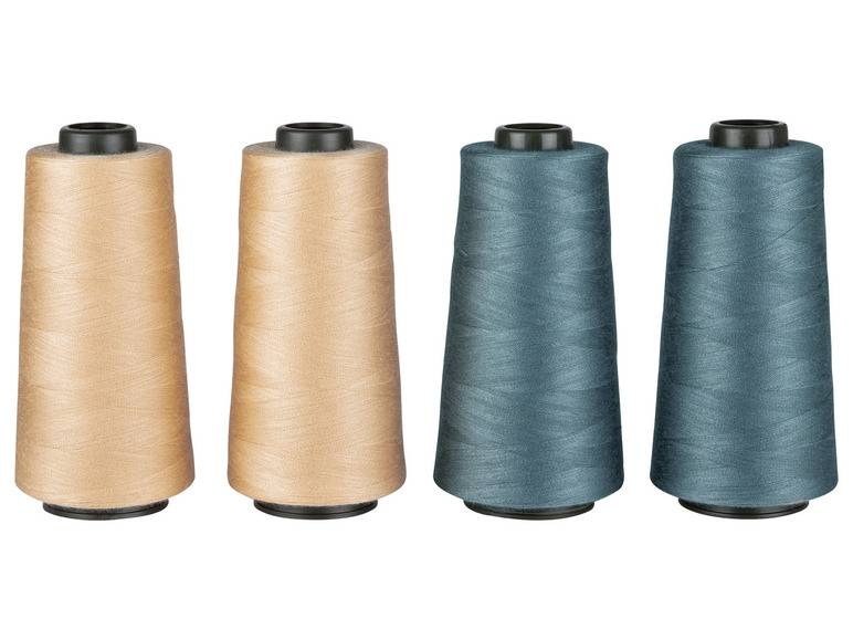 crelando® Overlock Nähgarnspule 2.500m 4er Sonderangebot