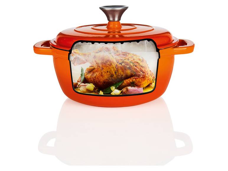 ERNESTO® Gusseisen-Topf, Ø 21,5 cm Günstig kaufen