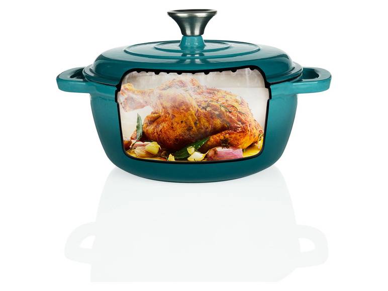 ERNESTO® Gusseisen-Topf, Ø 21,5 cm Günstig kaufen