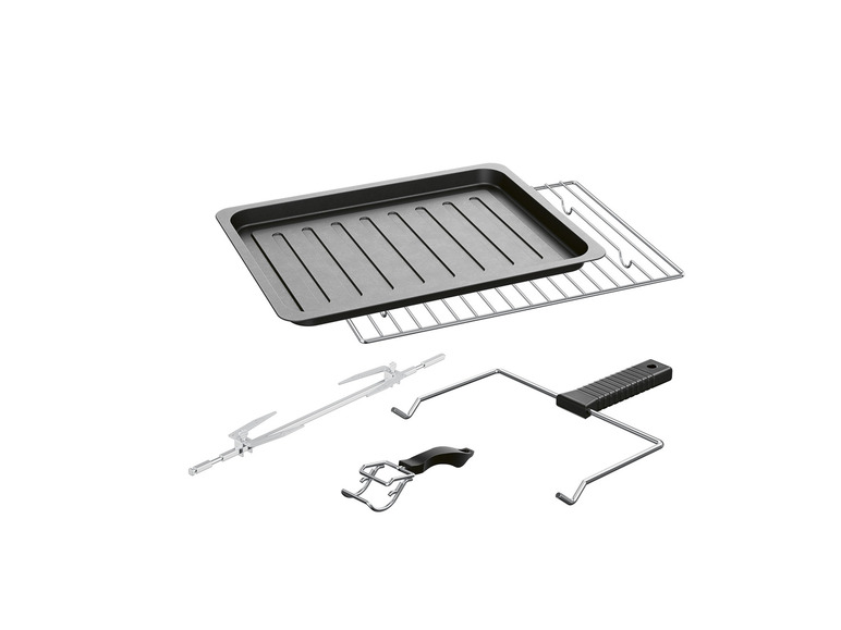 SILVERCREST® KITCHEN TOOLS Grill- und Backautomat »SGBR 1500 D4«, mit rotierendem Grillspieß Exklusivangebot