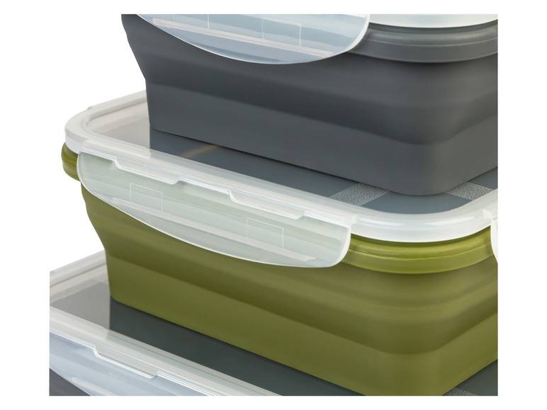 ERNESTO® Frischhaltedosen-Set, platzsparend faltbar Top Angebot