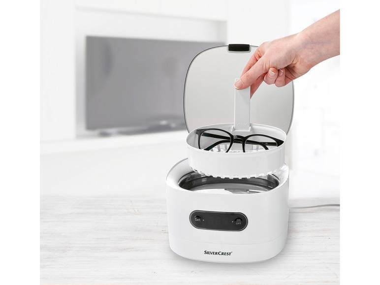SILVERCREST® Ultraschall-Reinigungsgerät »SUR 48 D5«, weiß Große Rabatte