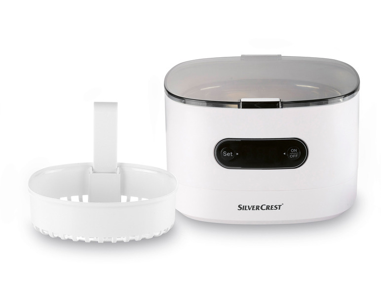 SILVERCREST® Ultraschall-Reinigungsgerät »SUR 48 D5«, weiß Große Rabatte