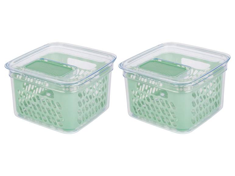 ERNESTO® Kühlschrankaufbewahrung Frischebox, mit Frischeventil Super Sparpreis