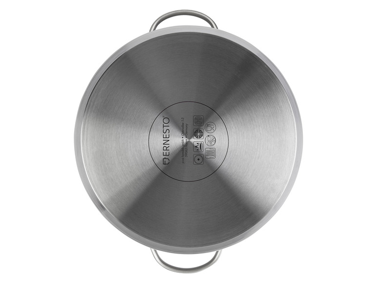 ERNESTO® Topfset Edelstahl, 6-tlg, mit Glasdeckel Neueste Stile