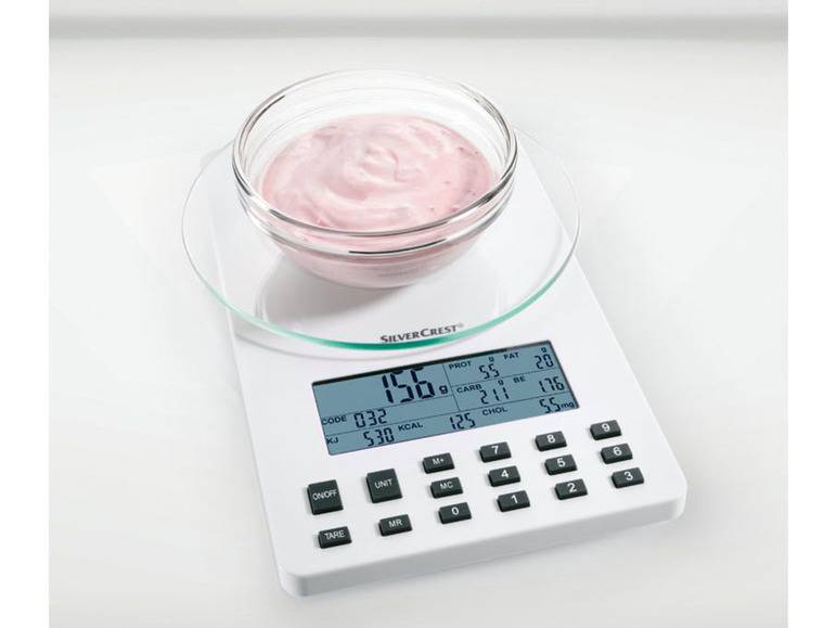 SILVERCREST® KITCHEN TOOLS Nährwert-Analysewaage fit »SNAW 1000 D2« Speichern exportieren