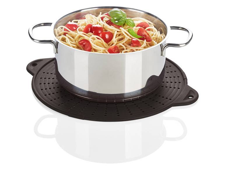 ERNESTO® Pfannenspritzschutz Silikon 3 in 1 Outlet
