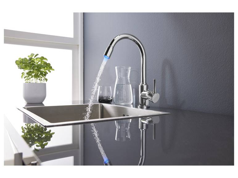 LIVARNO home LED-Spültischarmatur, 360° schwenkbar Günstig kaufen