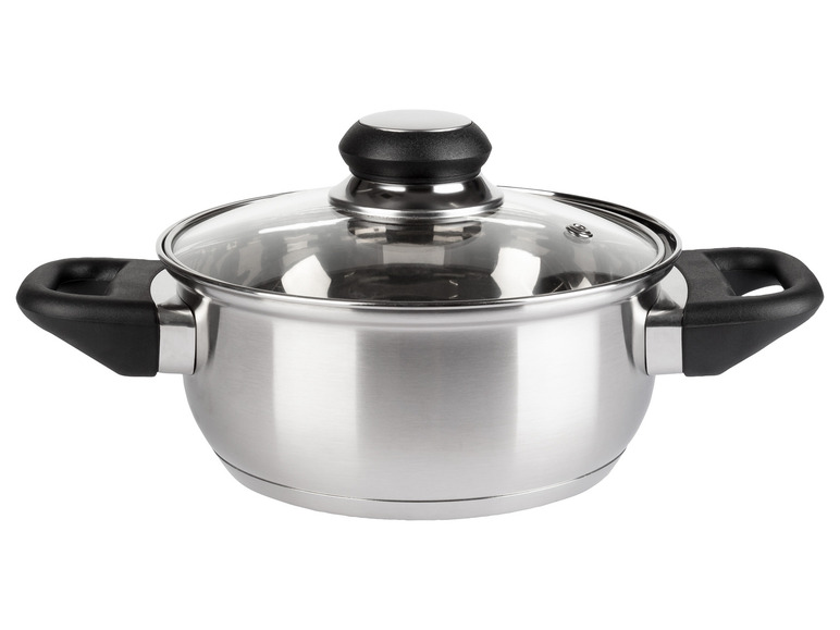ERNESTO® Edelstahl-Topf, Ø 16 cm