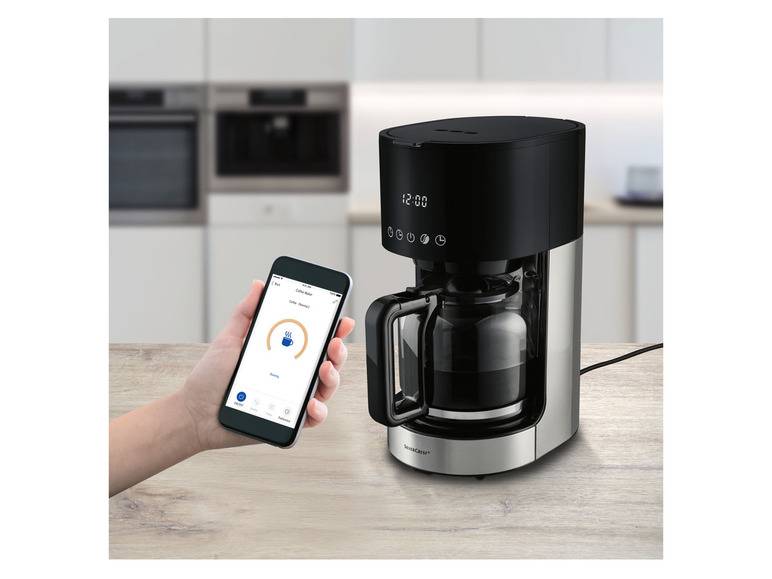 SILVERCREST® KITCHEN TOOLS Kaffeemaschine Smart »SKMS 900 A1«, 900 Watt Black Friday