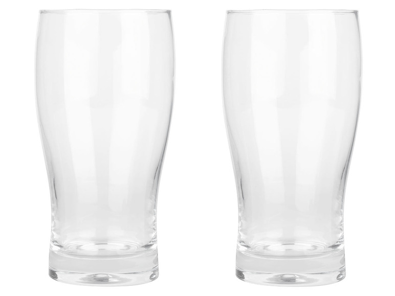 ERNESTO® Biergläsersets, 2 Stück, spülmaschienengeeignet Vatertagsangebot