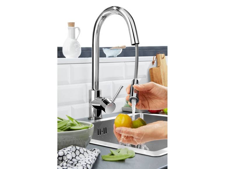 LIVARNO home Design Küchenarmatur, mit Brauseschlauch Exklusive Angebote