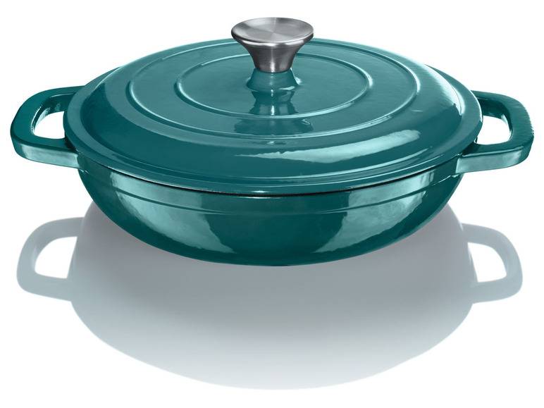 ERNESTO® Gusseisen-Servierpfanne Ø 25 cm Kauf eins, bekomm eins gratis