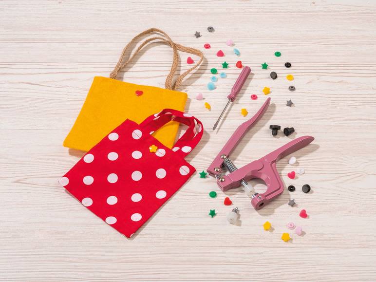 crelando® Druckknopfset, Kunststoff, mit Zange Super Sparpreis