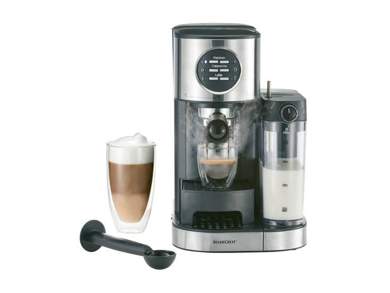 SILVERCREST® KITCHEN TOOLS Espressomaschine mit Milchaufschäumer »SEMM 1470 A2« Letzte 3 Tage