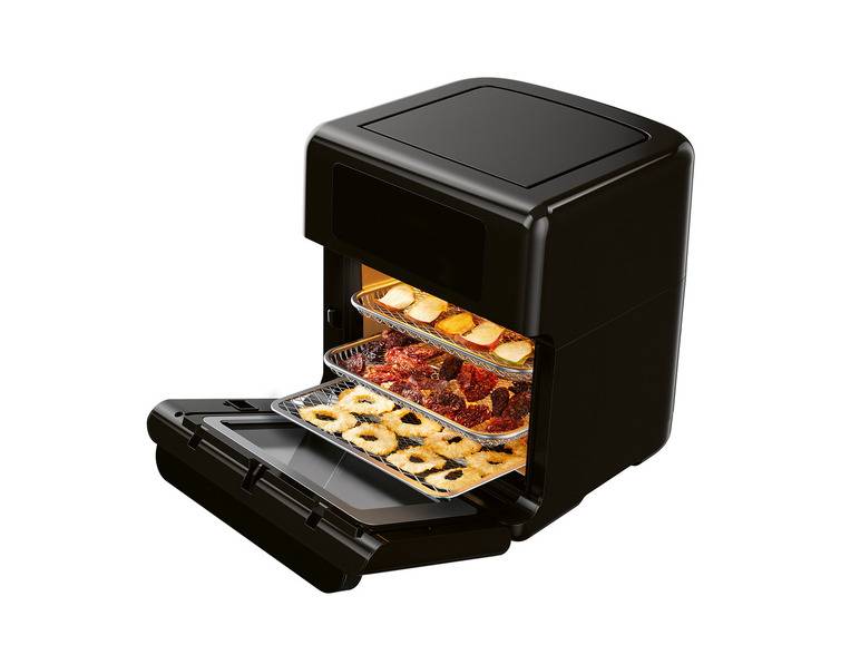 SILVERCREST® KITCHEN TOOLS Heißluftfritteuse 9-in-1 SHF 1800 B1 JETZT KAUFEN