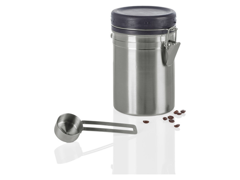 ERNESTO® Kaffee-Aromadose für Bohnen/ Pads, Edelstahl Auslauf
