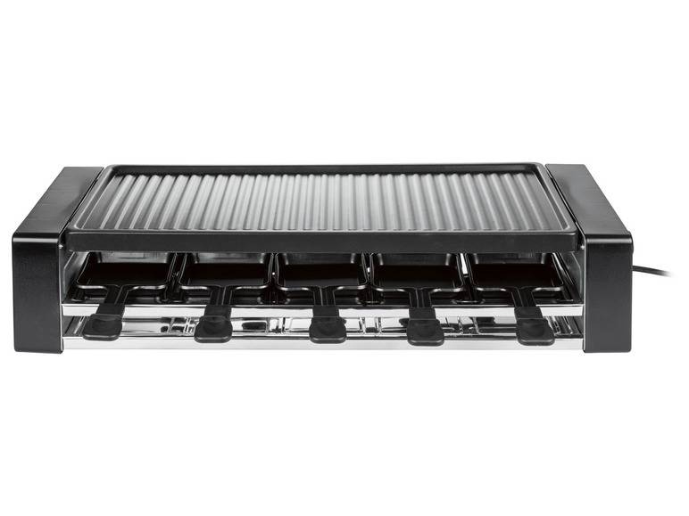 SILVERCREST® KITCHEN TOOLS Raclette-Grill, 1500 Watt, für 10 Personen Kostenloser Versand
