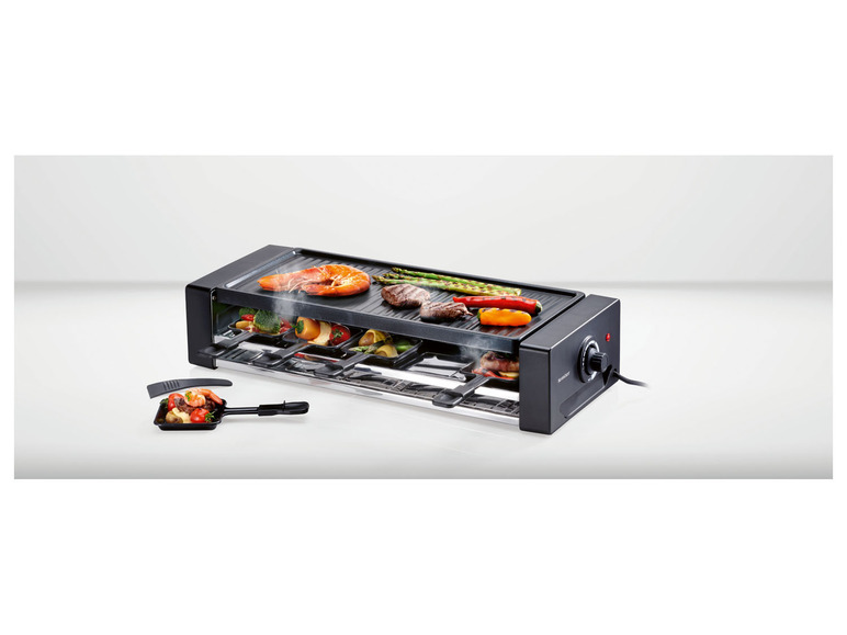SILVERCREST® KITCHEN TOOLS Raclette-Grill, 1500 Watt, für 10 Personen Kostenloser Versand