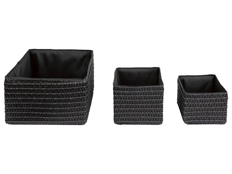 LIVARNO home Aufbewahrungskorb-Set, 3 Stück Letzte 2 Tage