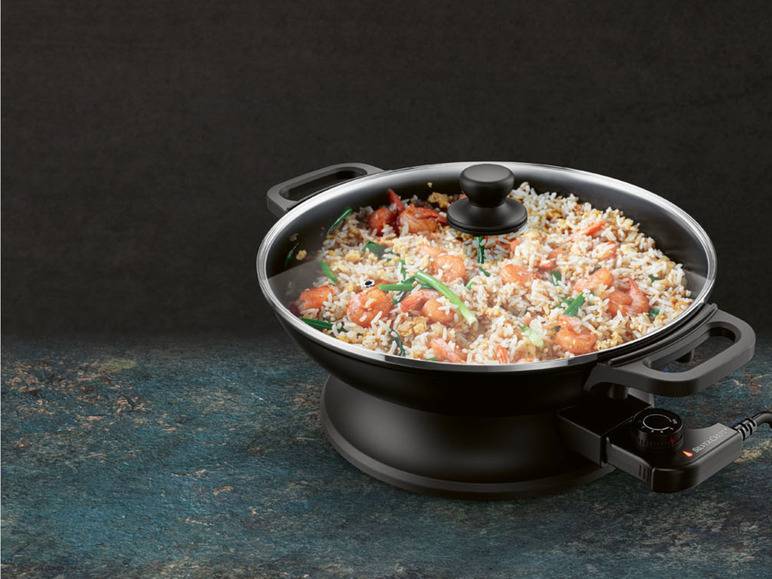 SILVERCREST® KITCHEN TOOLS Elektrische-Multipfanne/Wok, »SEMP 2000 A1«, Ø 33 cm Bis zu 50% Rabatt