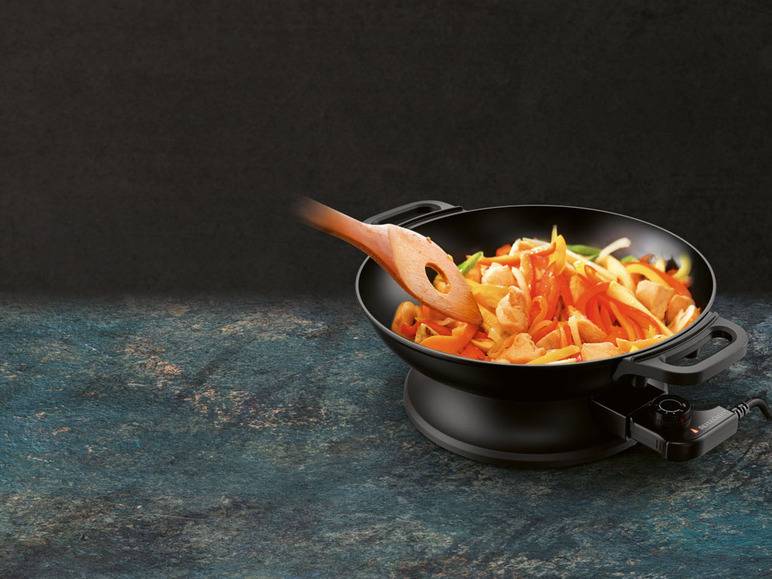 SILVERCREST® KITCHEN TOOLS Elektrische-Multipfanne/Wok, »SEMP 2000 A1«, Ø 33 cm Bis zu 50% Rabatt