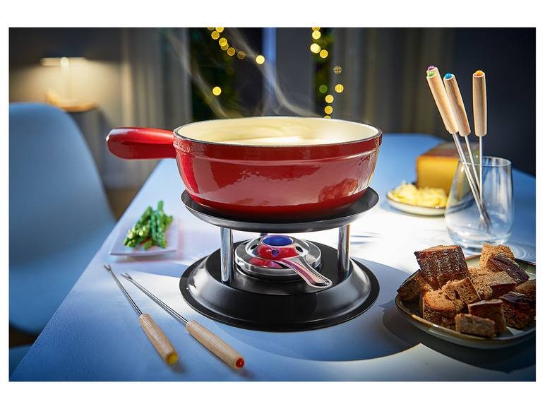 ERNESTO® Fondue Gusseisen 20 cm 50% Rabatt für begrenzte Zeit