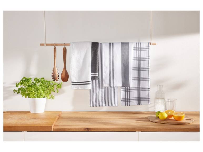 LIVARNO home Küchentuch-Set, 5 Stück im Angebot
