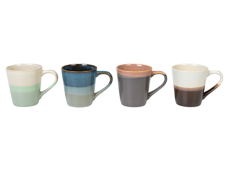 LIVARNO home Kaffeetassen Set / Kaffeekanne, aus glasiertem Steingut Blitzverkäufe