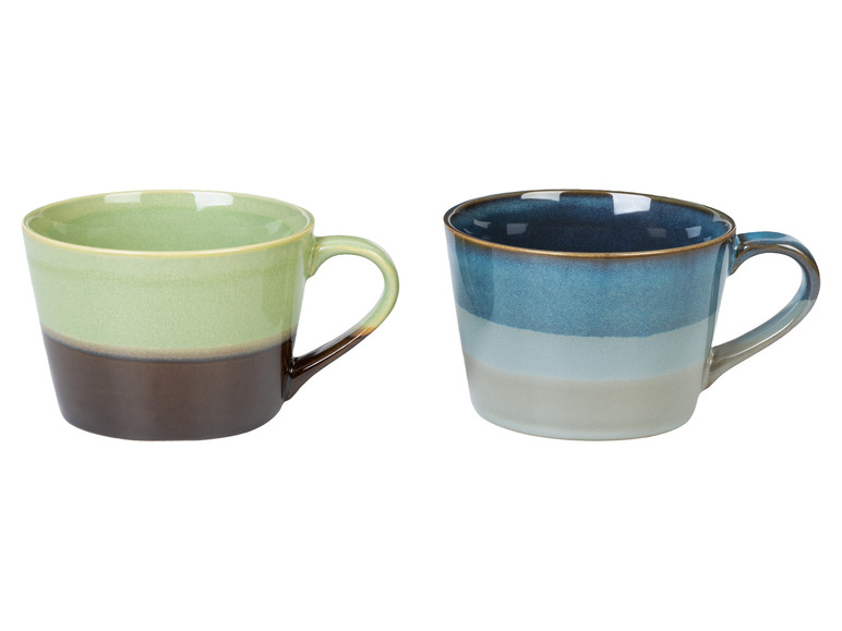 LIVARNO home Kaffeetassen Set / Kaffeekanne, aus glasiertem Steingut Blitzverkäufe