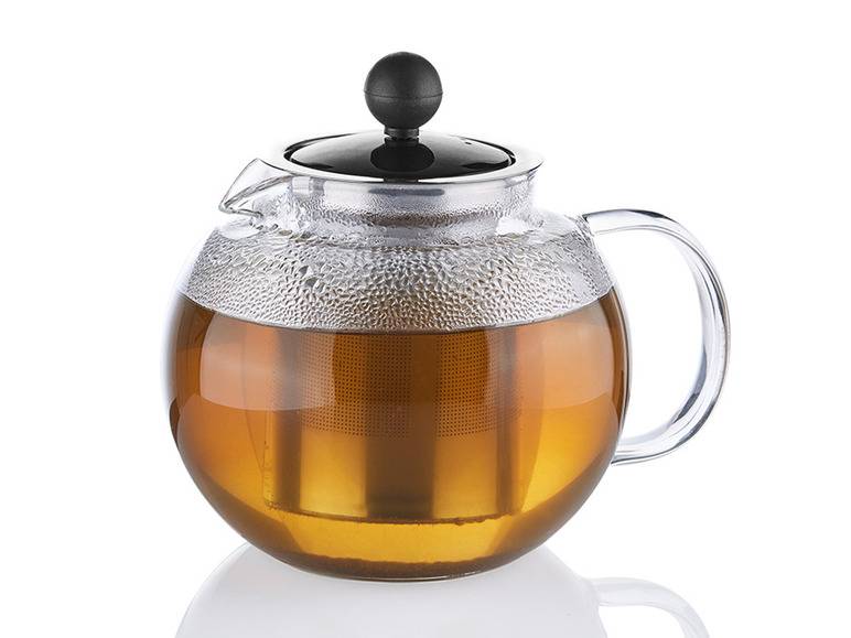 ERNESTO® Glas-Teekanne /-Kaffeebereiter, besonders leicht Günstig kaufen