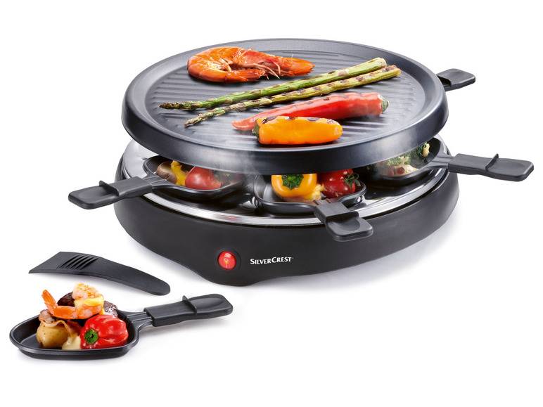 SILVERCREST® KITCHEN TOOLS Raclette-Grill, 800 W, Ø 29 cm Cyber Monday