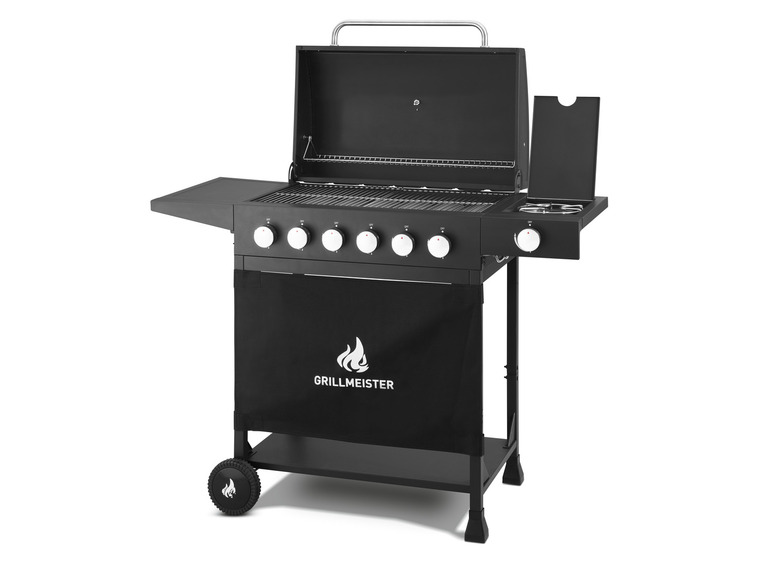 GRILLMEISTER Gasgrill »Memphis«, 6plus1, 18 kW, mit Seitenbrenner Valentinstagsangebot