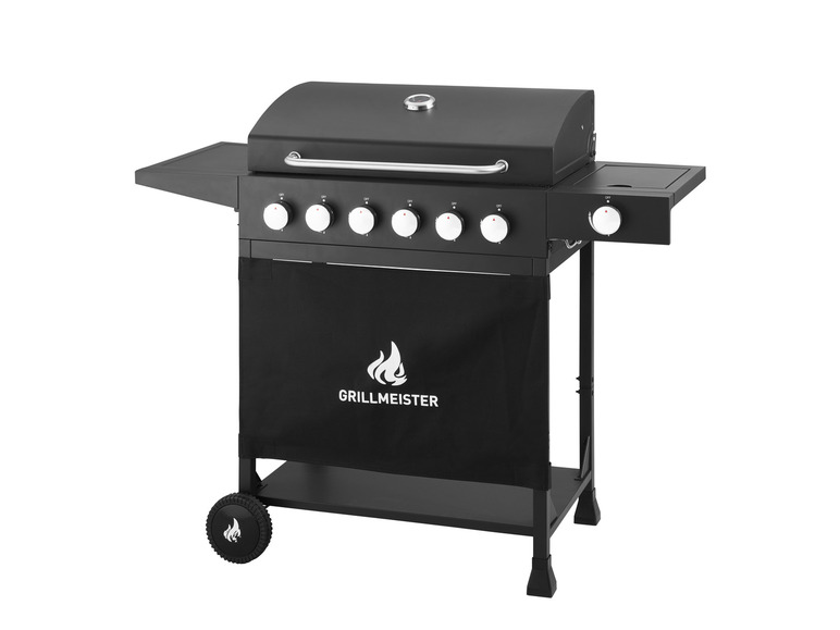 GRILLMEISTER Gasgrill »Memphis«, 6plus1, 18 kW, mit Seitenbrenner Valentinstagsangebot