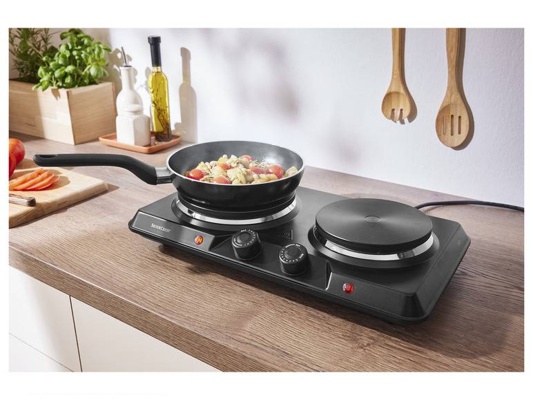 SILVERCREST® KITCHEN TOOLS Doppelkochplatte »SDK 2500 D1«, 2500 W Blitzangebot