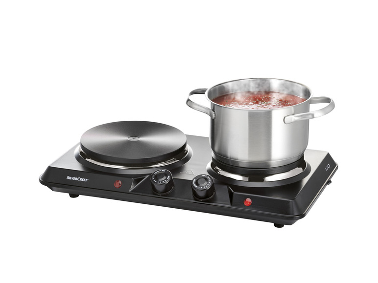 SILVERCREST® KITCHEN TOOLS Doppelkochplatte »SDK 2500 D1«, 2500 W Blitzangebot