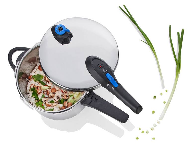 ERNESTO® Schnellkochtopf 6 Liter Kauf eins, bekomm eins gratis