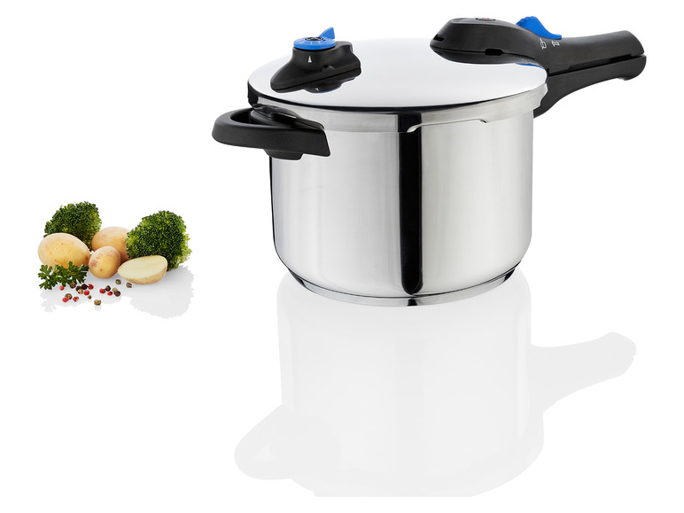 ERNESTO® Schnellkochtopf 6 Liter Kauf eins, bekomm eins gratis