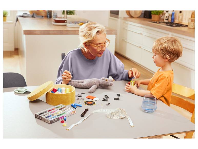 crelando® Syngarn-Allesnäher-Set, 48-teilig Wochenangebot