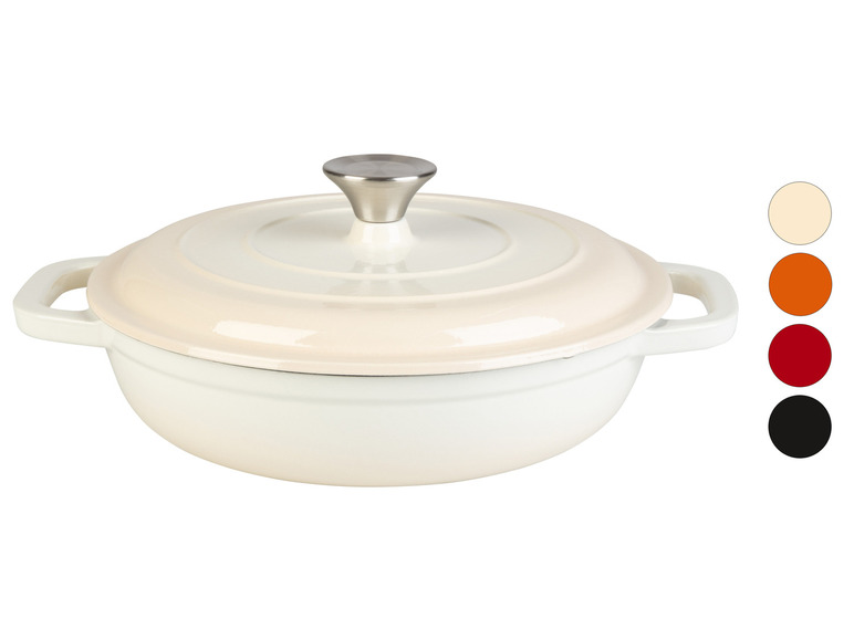 LIVARNO home Gusseisen-Servierpfanne, Ø 25 x H 6 cm Bis zu 60% Rabatt