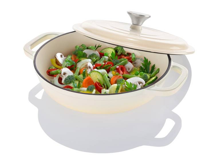 LIVARNO home Gusseisen-Servierpfanne, Ø 25 x H 6 cm Bis zu 60% Rabatt